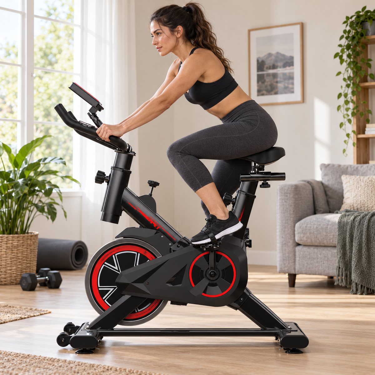 Professionelles Indoor-Bike mit magnetischem Widerstand